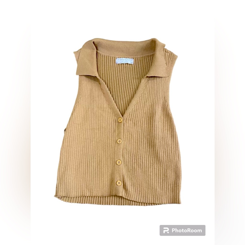 Button up tank top